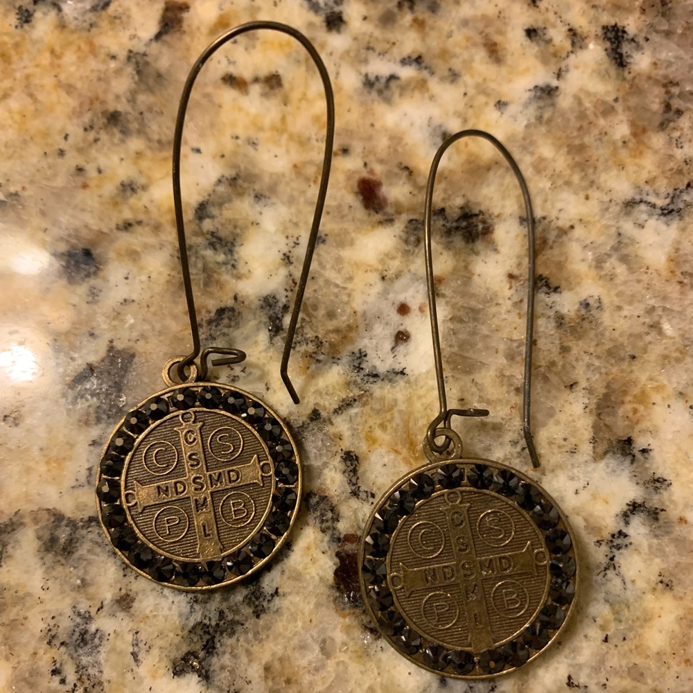 Pink Panache Coin Earrings
